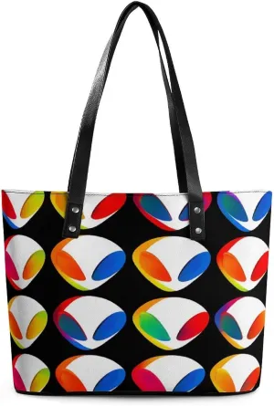 Large Leather Handbag Unisex Travel Lightweight Tote Bag For Daily Use