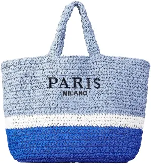Large Straw Beach Bag for Women Summer Woven Shoulder Tote Bag Straw Purses and Handbags for Vacation