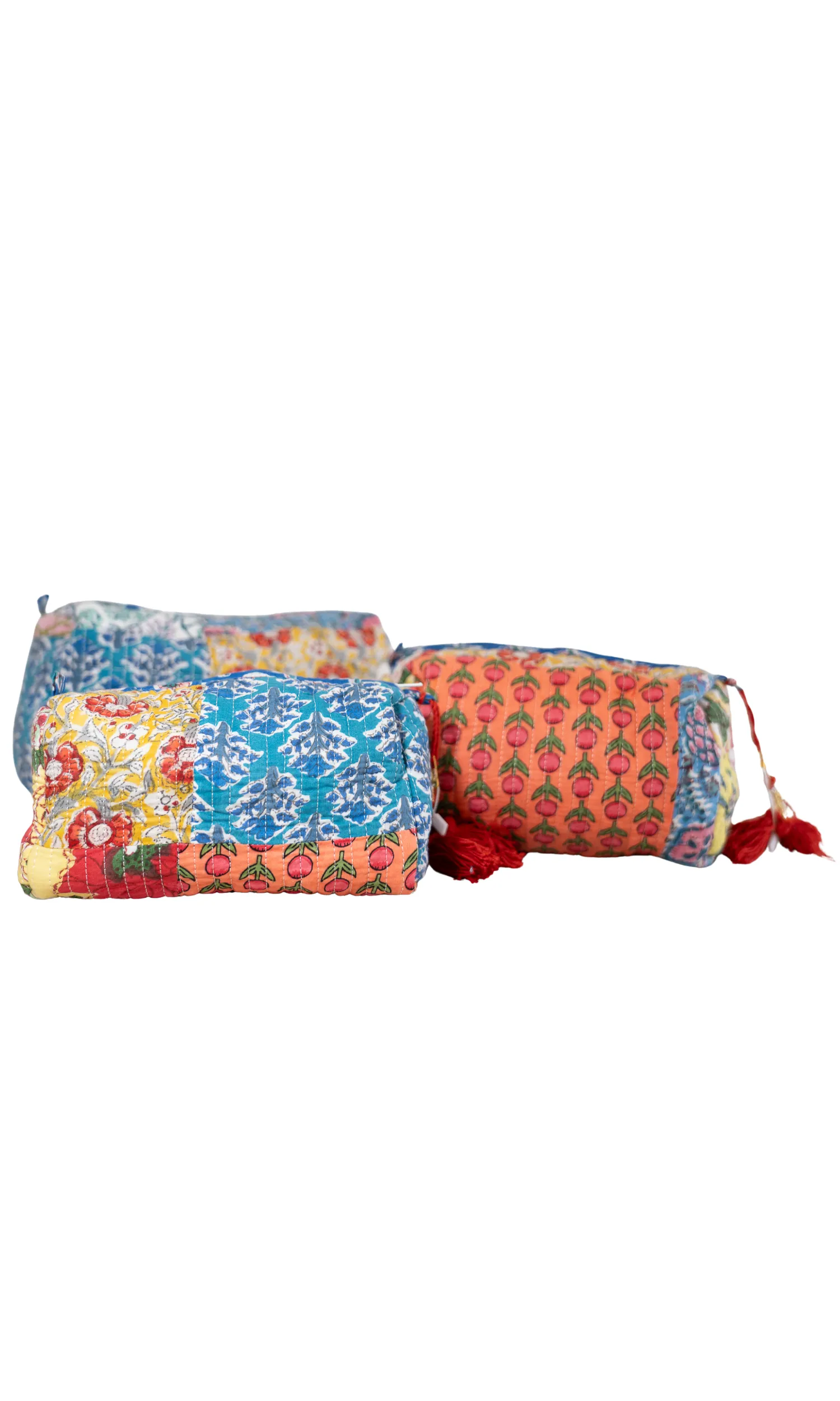 Large Traveler Patchwork Pouch