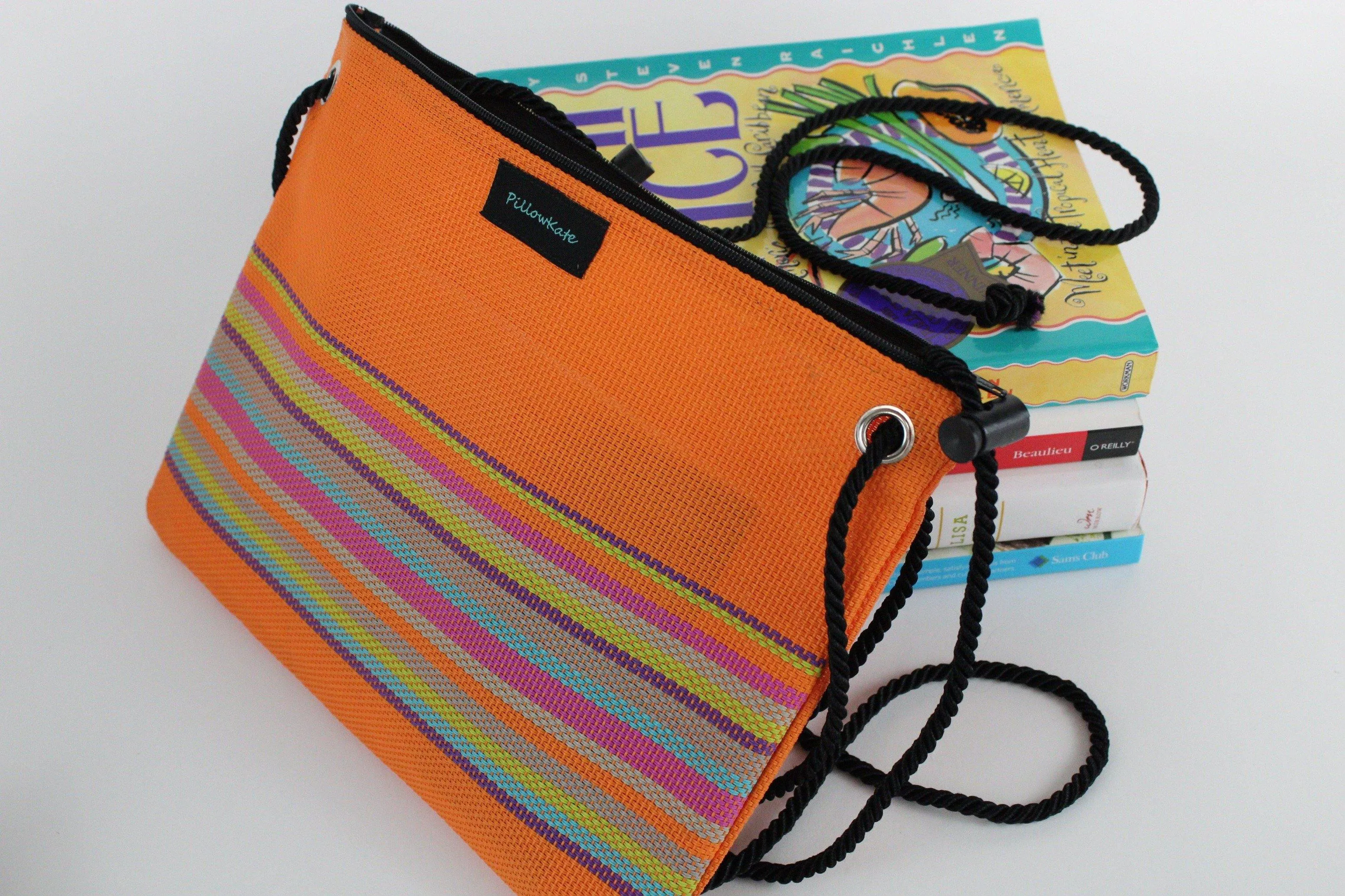 Larissa Multi Color Striped Handbag