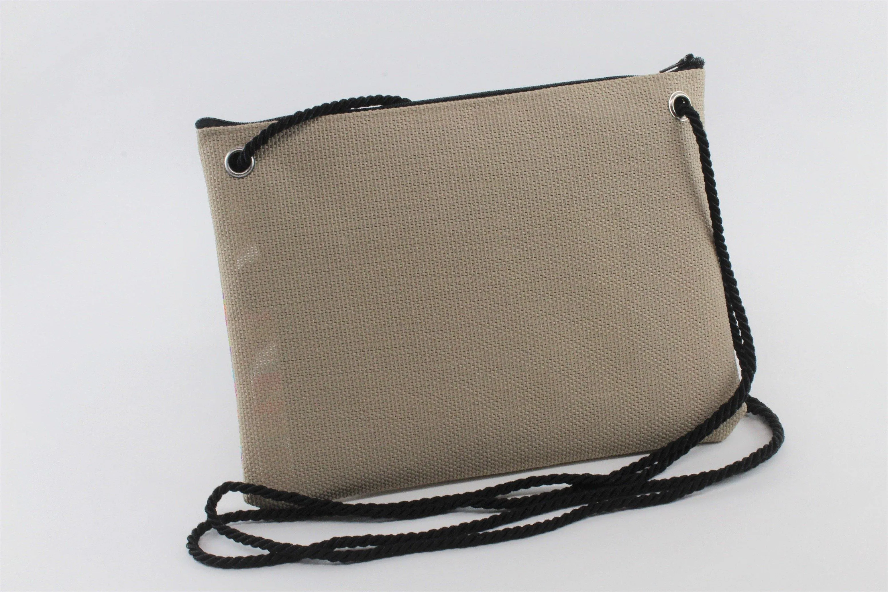 Larissa Multi Color Striped Handbag
