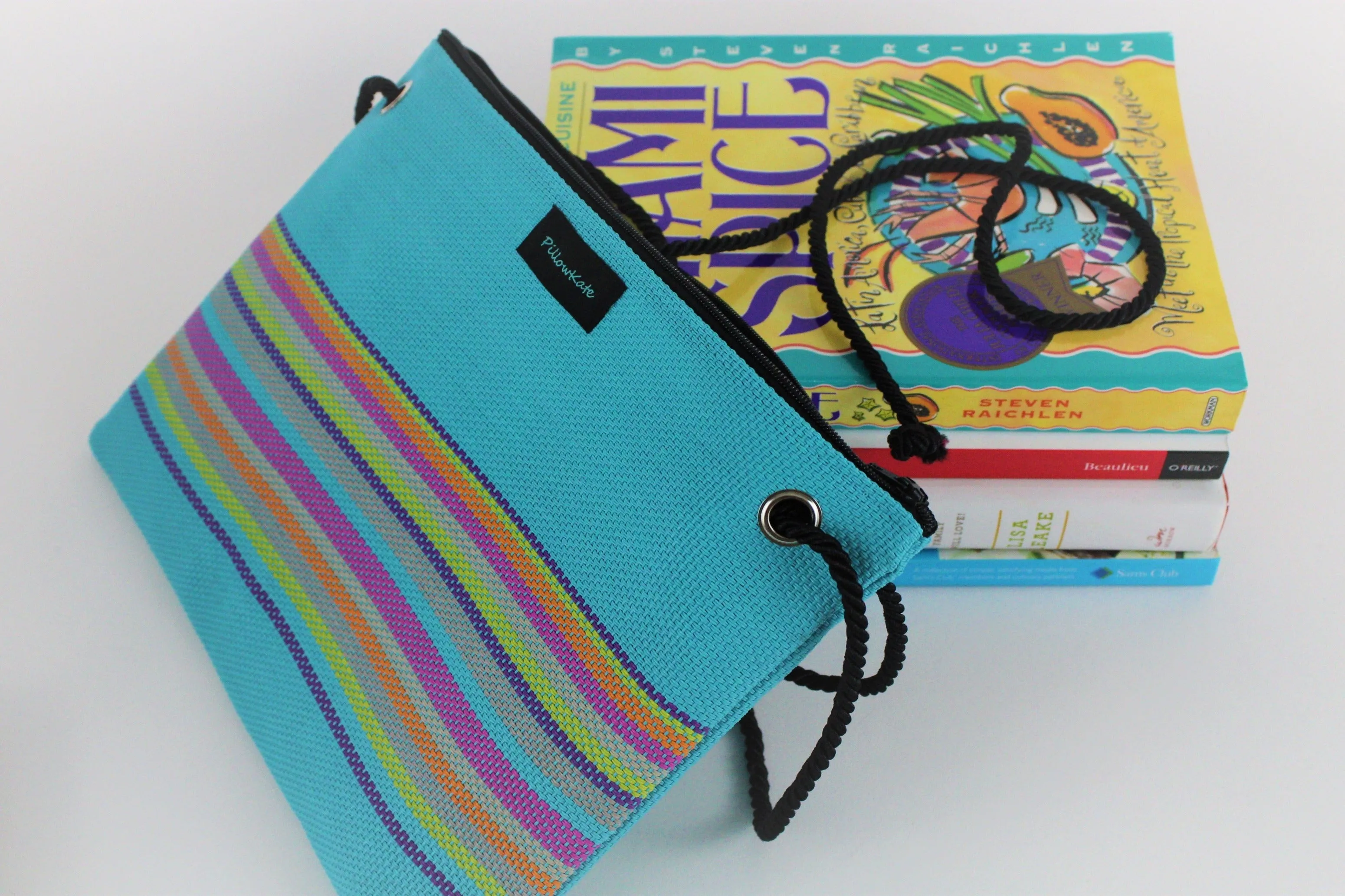 Larissa Multi Color Striped Handbag