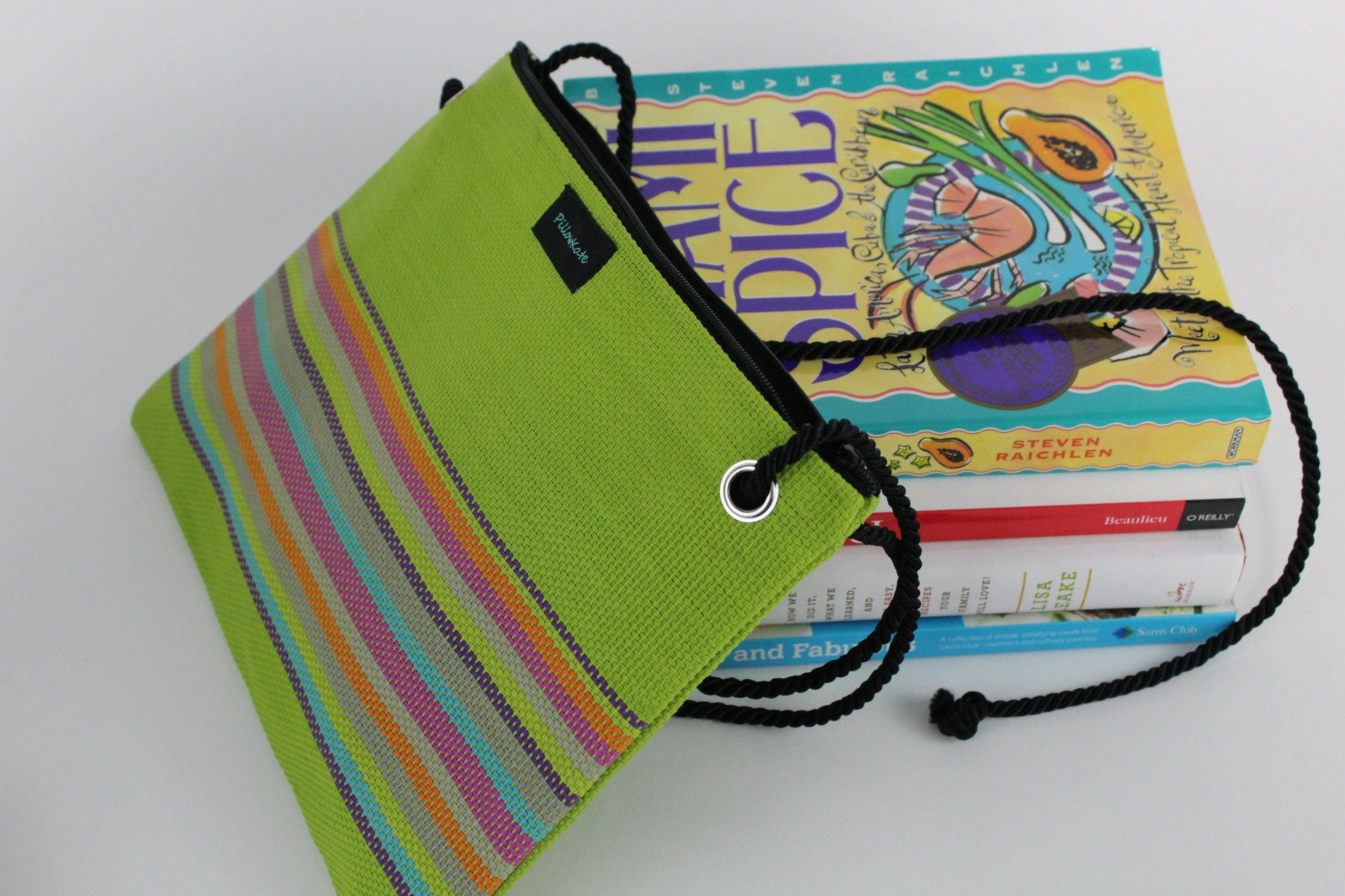 Larissa Multi Color Striped Handbag
