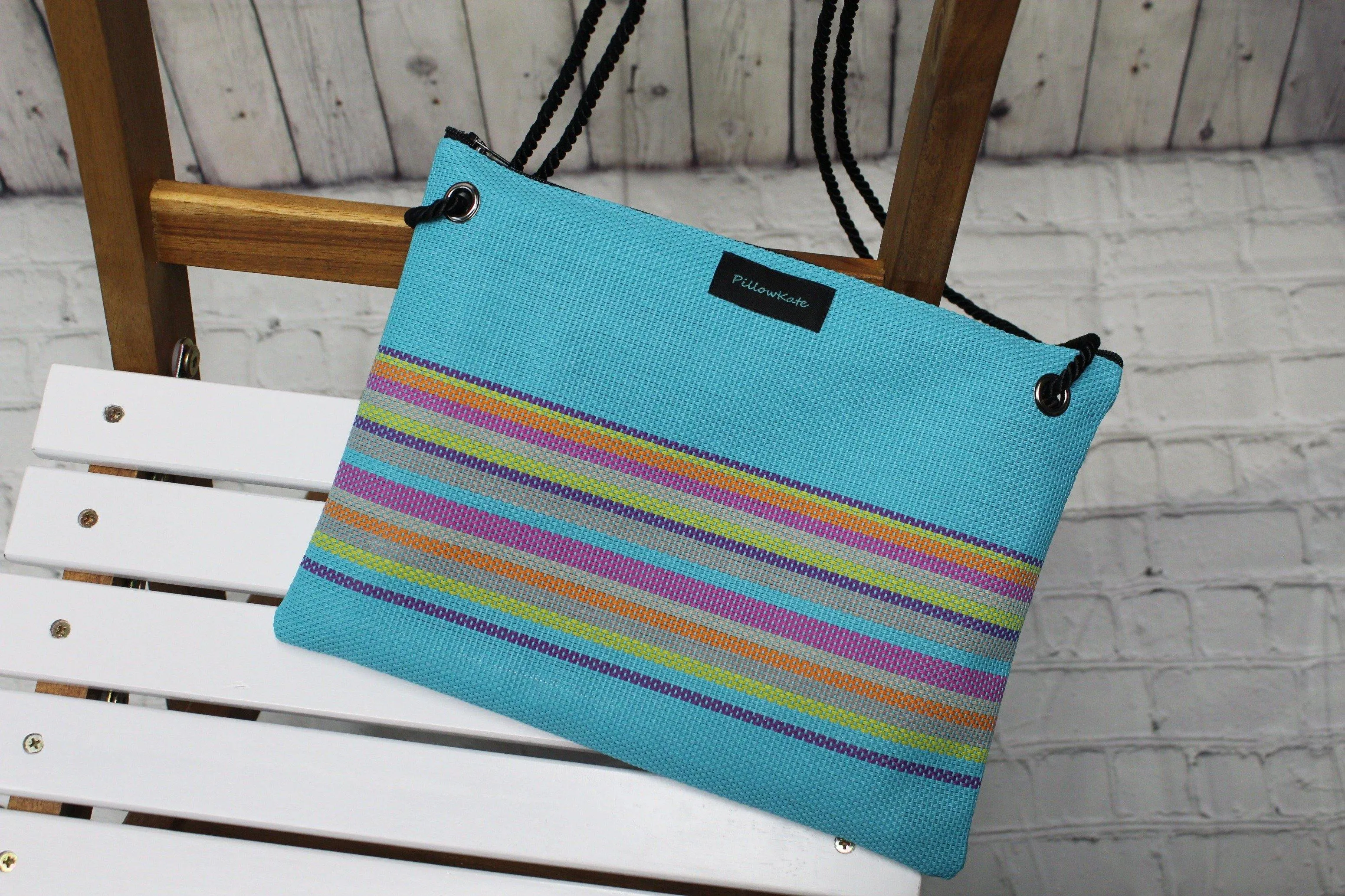 Larissa Multi Color Striped Handbag