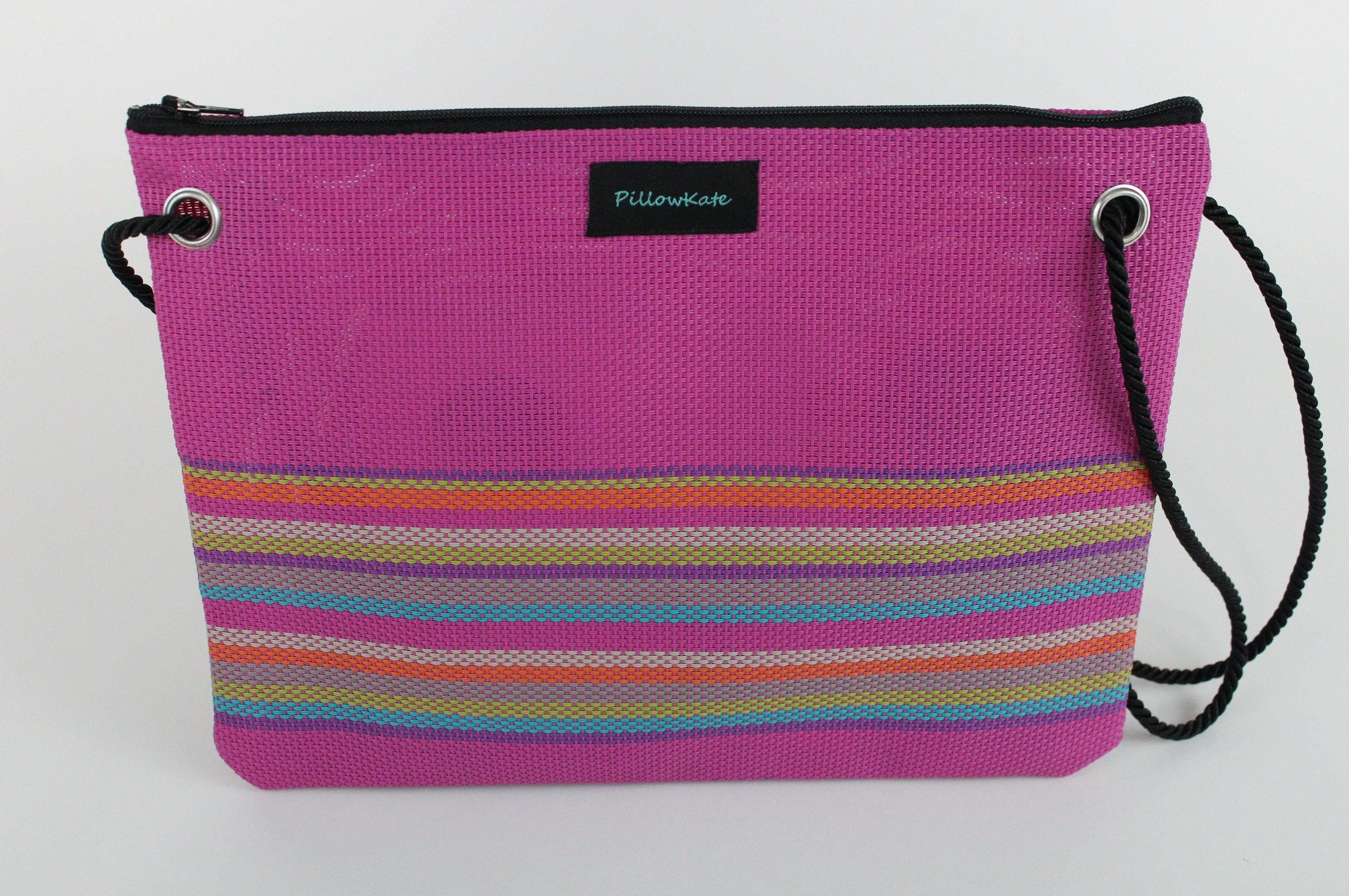 Larissa Multi Color Striped Handbag