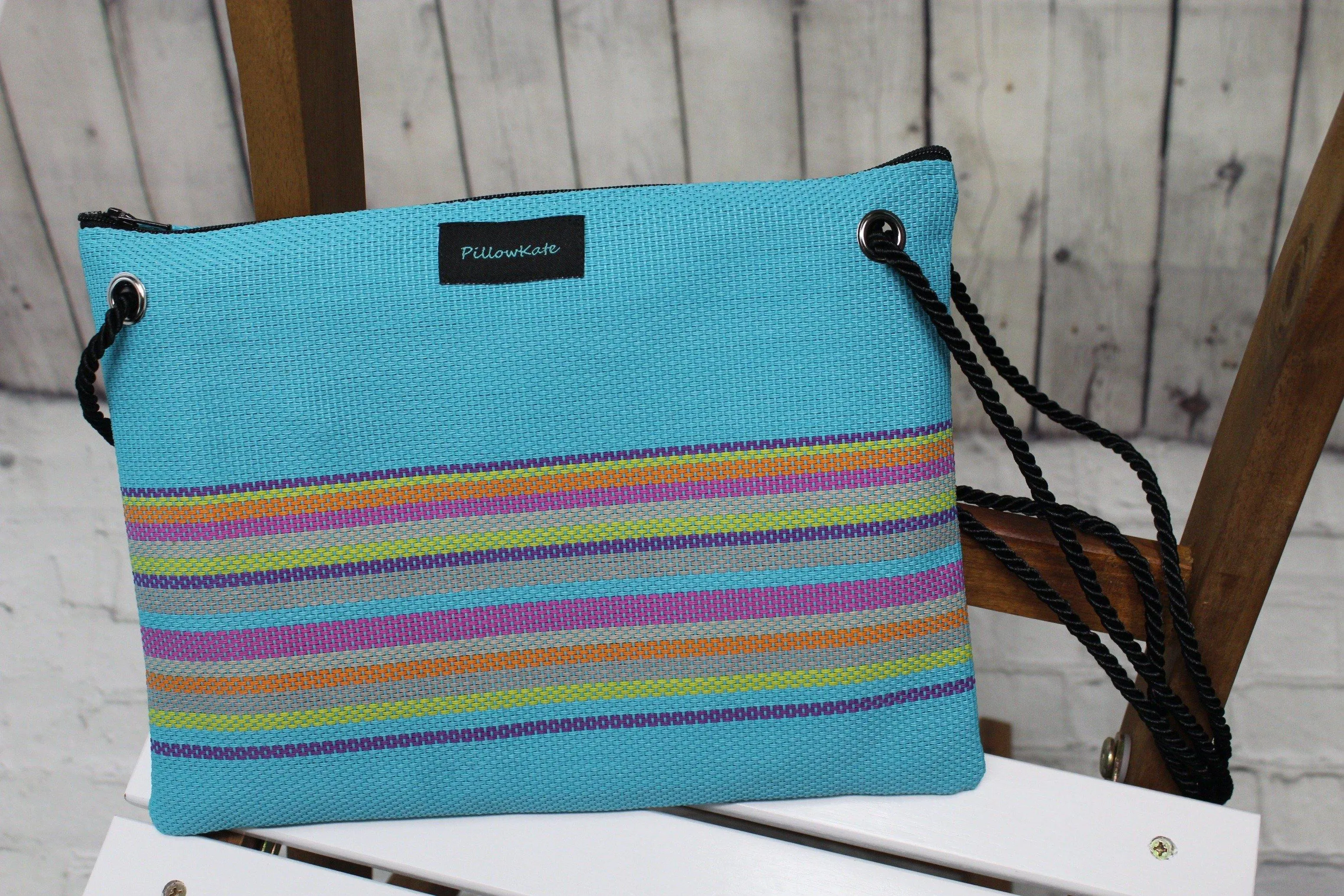 Larissa Multi Color Striped Handbag