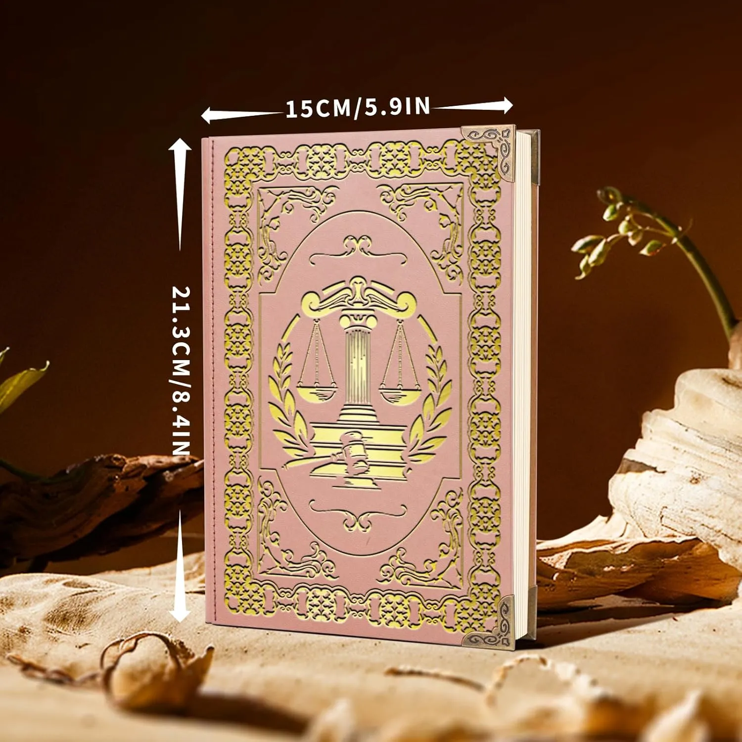 Lawyer Gifts for Women Men,Pink A5 Lawyer Faux Leather Vintage Notebook Law School Gifts for Law Student Lawyer Graduation Gifts,200 Pages With Pen,Future Lawyer Gifts (lawyer Pink)