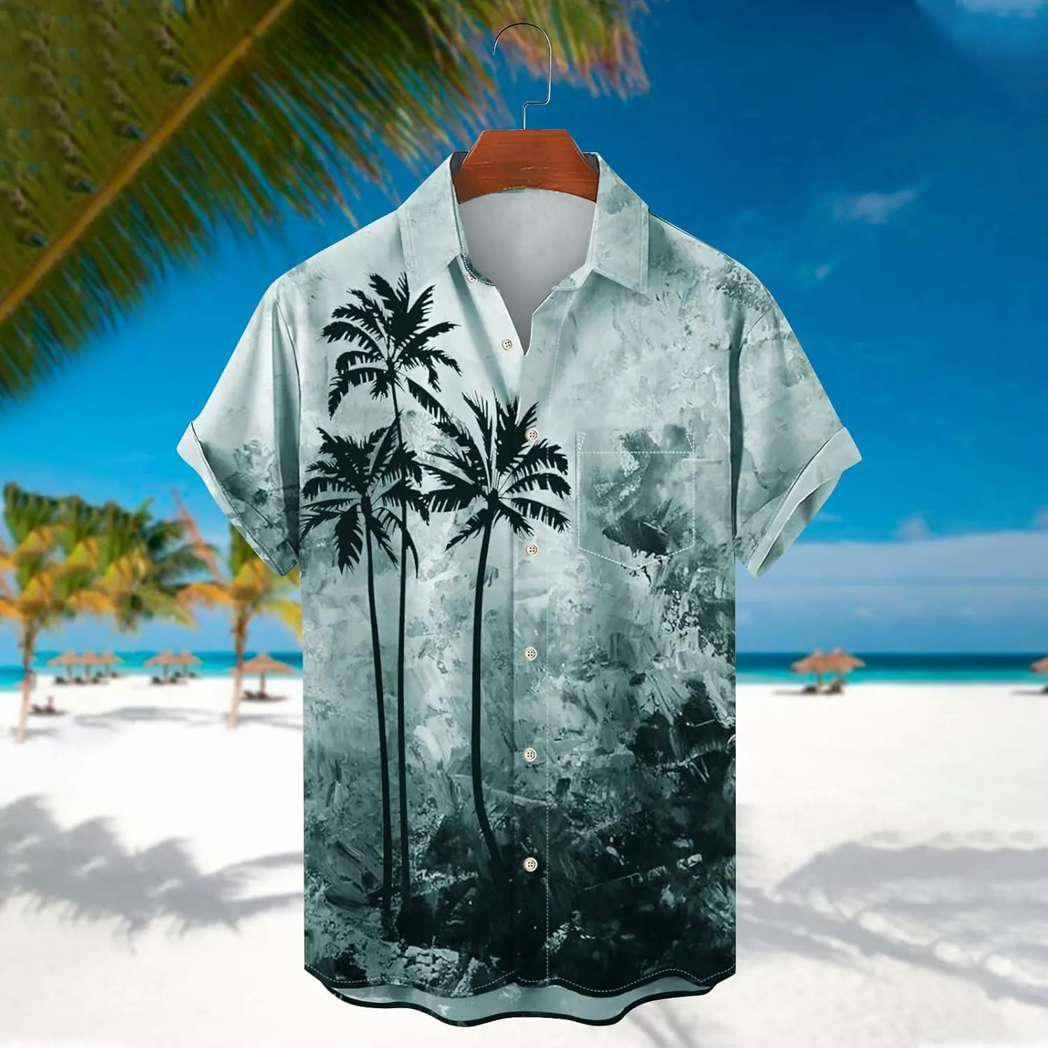LCMTWX Shirts for Men Long Sleeve Casual Button Down Beach Flower Shirt and Long Suits Mens Trunks Mens Shirts Print Mens
