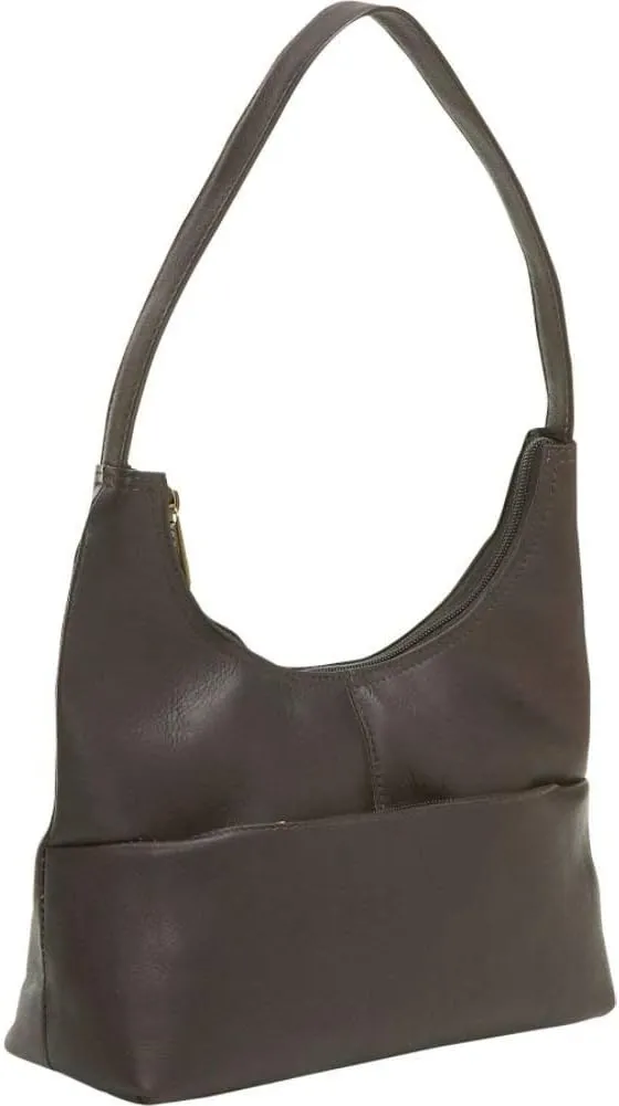 Le Donne Top Zip Hobo Handbag - Colombian Vaquetta Cowhide Leather Women’s Bag