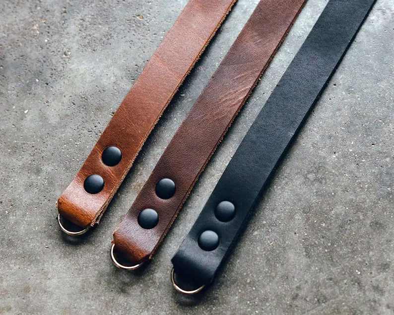 Leather Camera Strap for Women & Men