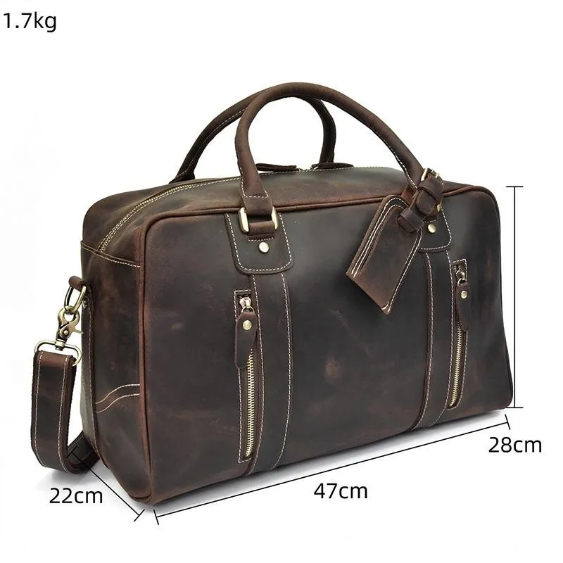 Leather Overnight Bag | QUITO