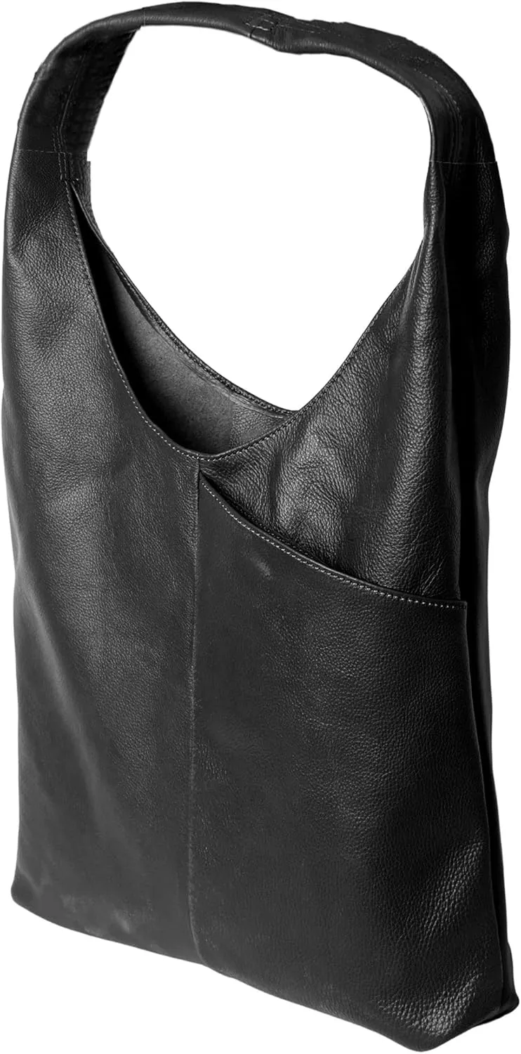 Leather Tote Bag for Women - Multipurpose Hobo Carry Shoulder Bag by KPL