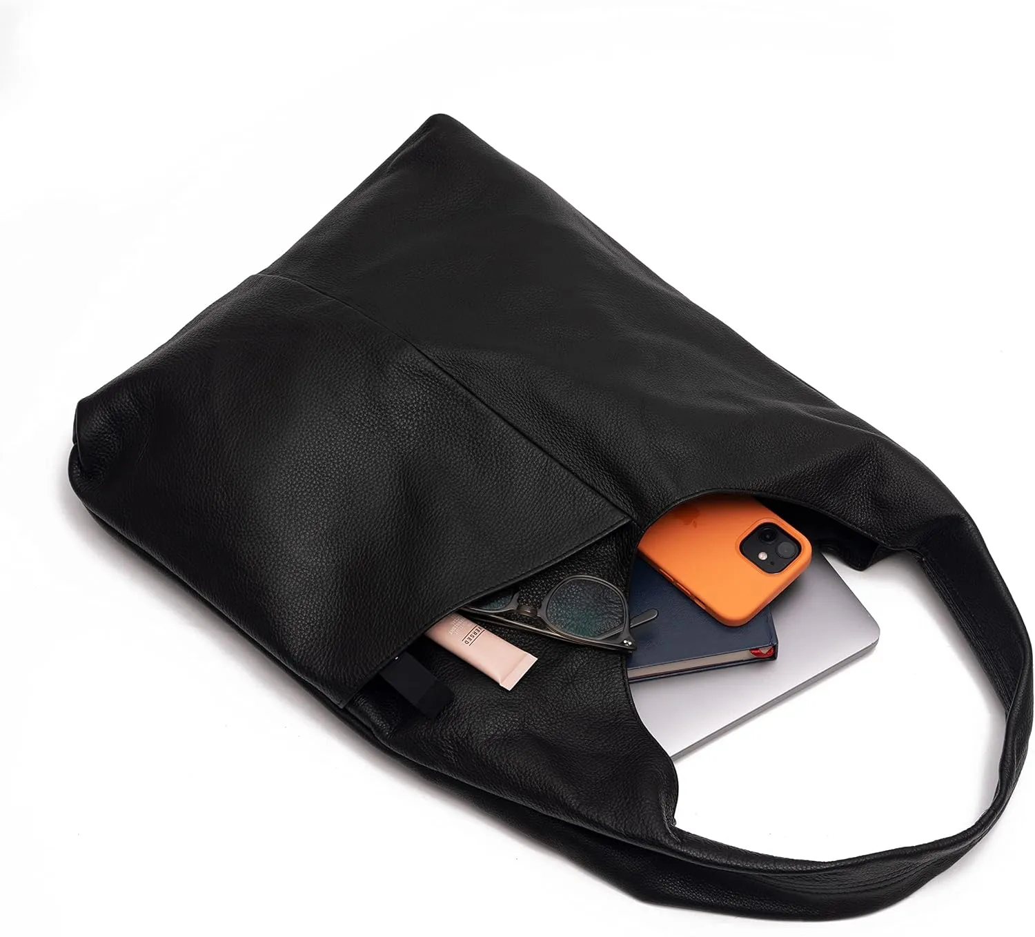 Leather Tote Bag for Women - Multipurpose Hobo Carry Shoulder Bag by KPL