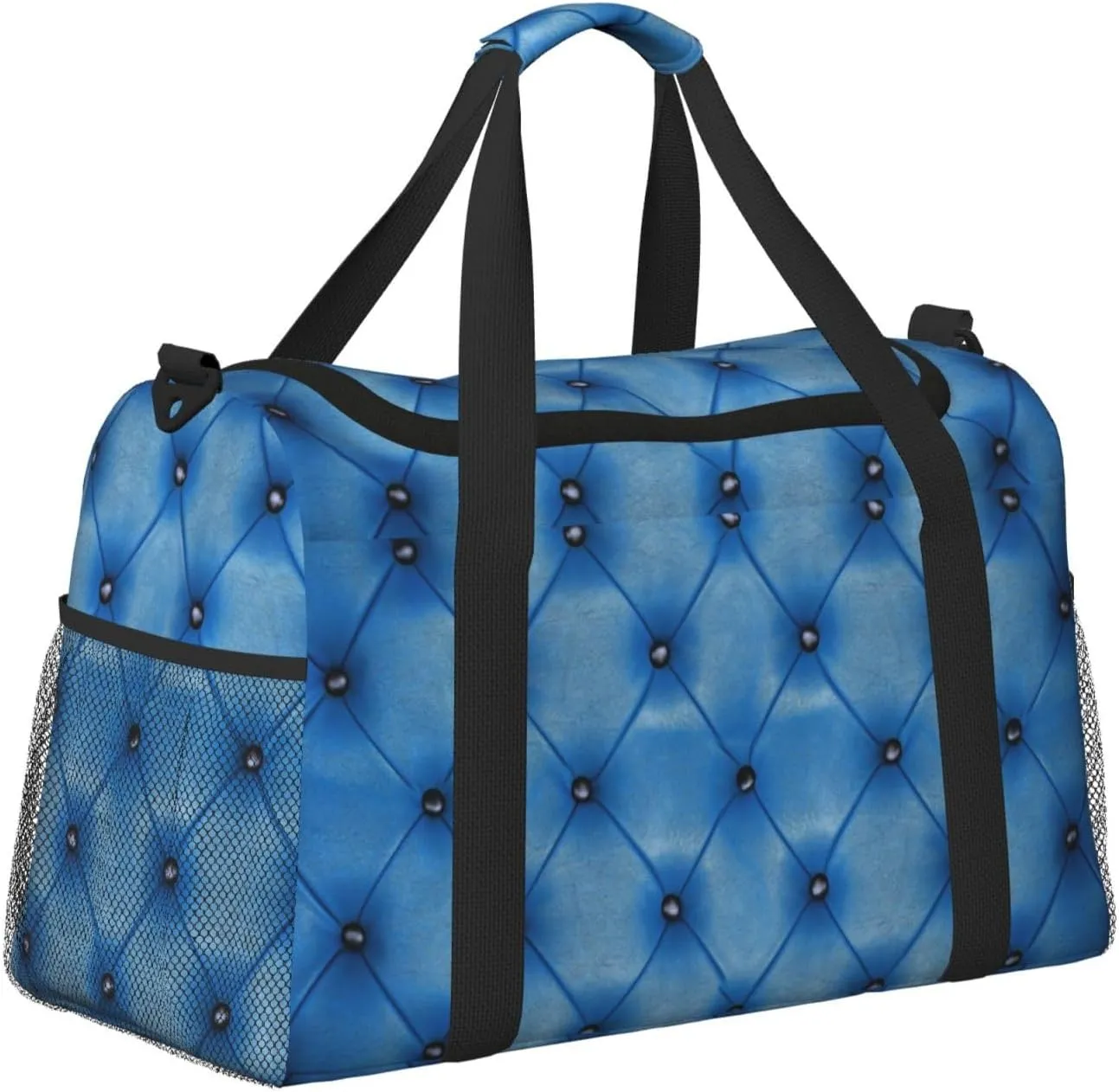 Leather Travel Duffel Bag Large Foldable Waterproof Overnight Bag For Beach Swim Bags Pool Sports Gym