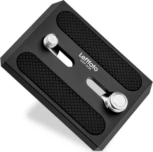 Leftfoto Camera Tripod Quick Release Plate for Sachtler Fluid Heads（FSB6T, FSB8T, FSB10T,14II,DV10 3 3, DV10 5 5,DV 2, DV 4, DV 6, DV 8, DV 8/100 Series - Replace Touch & Go Plate S