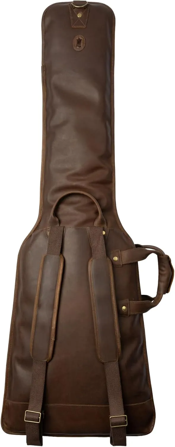 Levy's Solera Series Premium Genuine Crazy Horse Leather Gig Bag for Electric Guitars