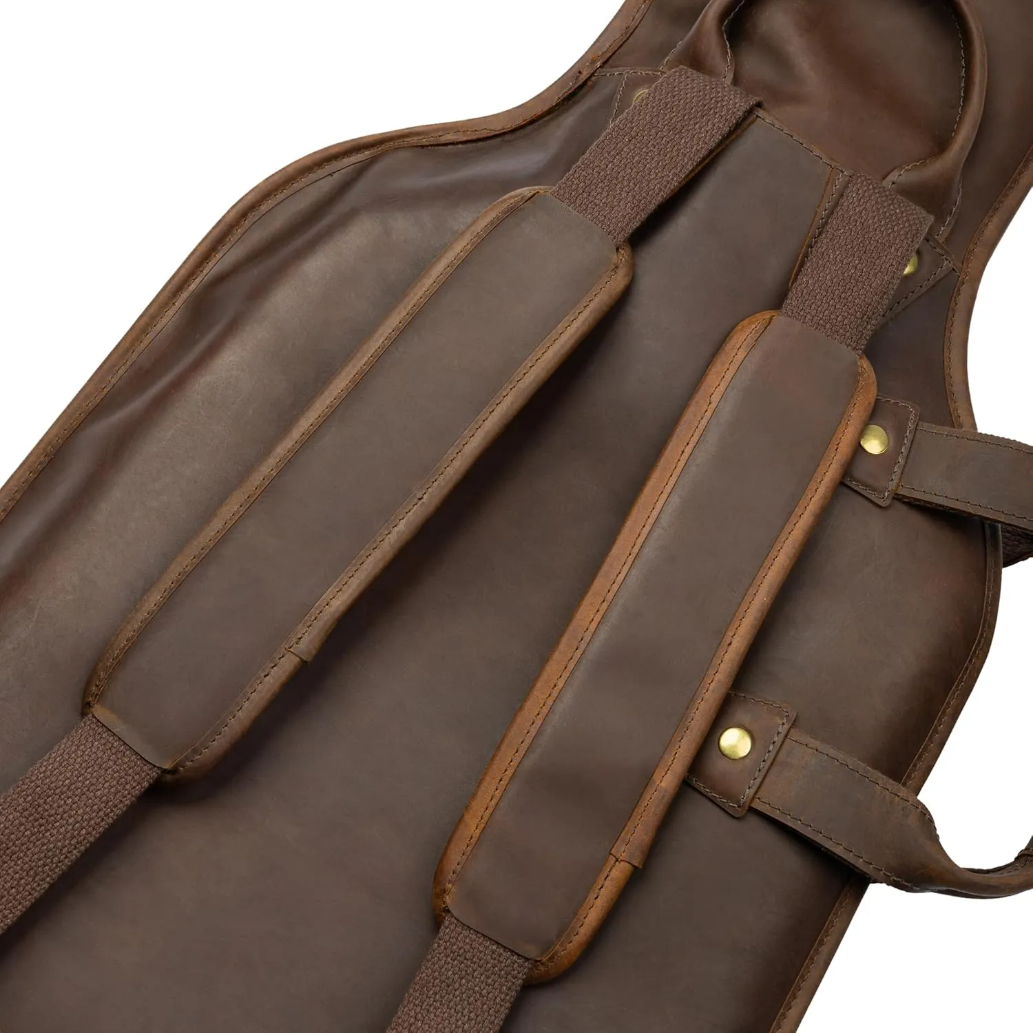 Levy's Solera Series Premium Genuine Crazy Horse Leather Gig Bag for Electric Guitars