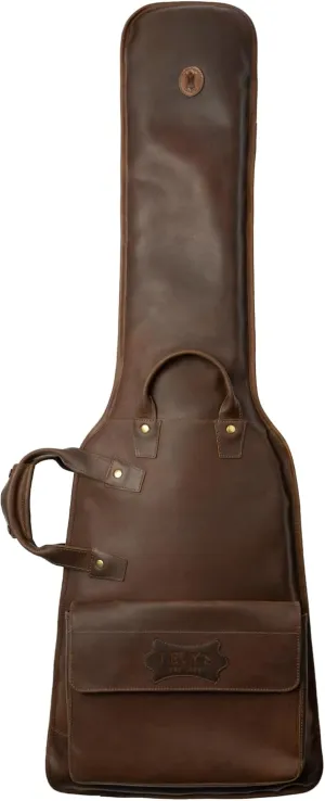 Levy's Solera Series Premium Genuine Crazy Horse Leather Gig Bag for Electric Guitars