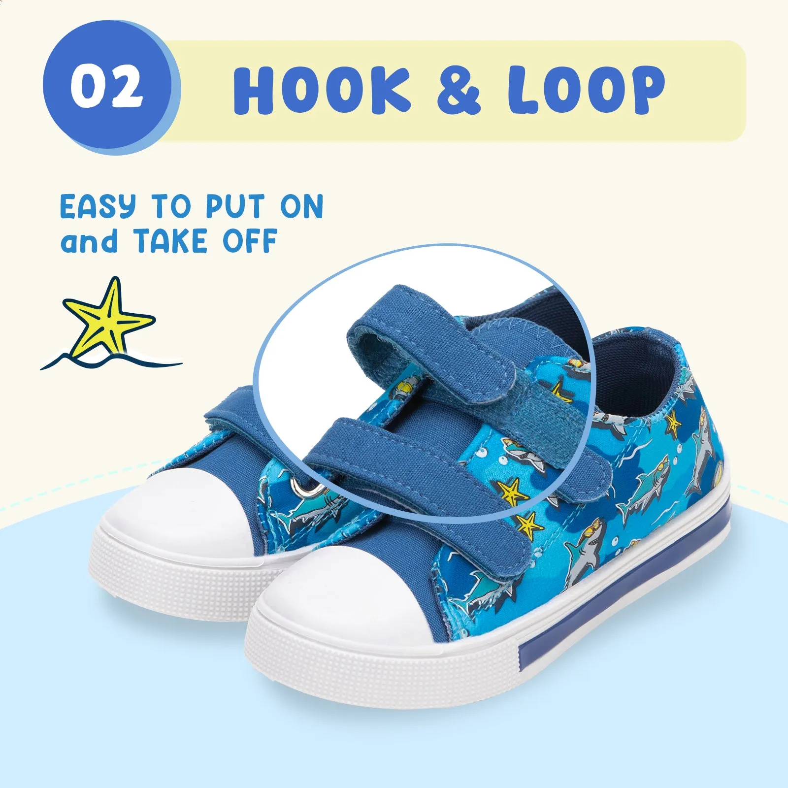 Light Up Dual Straps Kids Sneakers