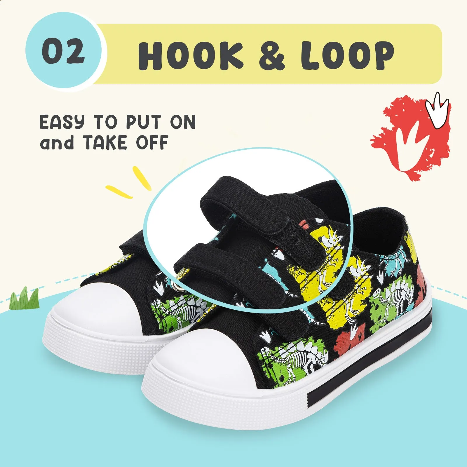 Light Up Dual Straps Kids Sneakers