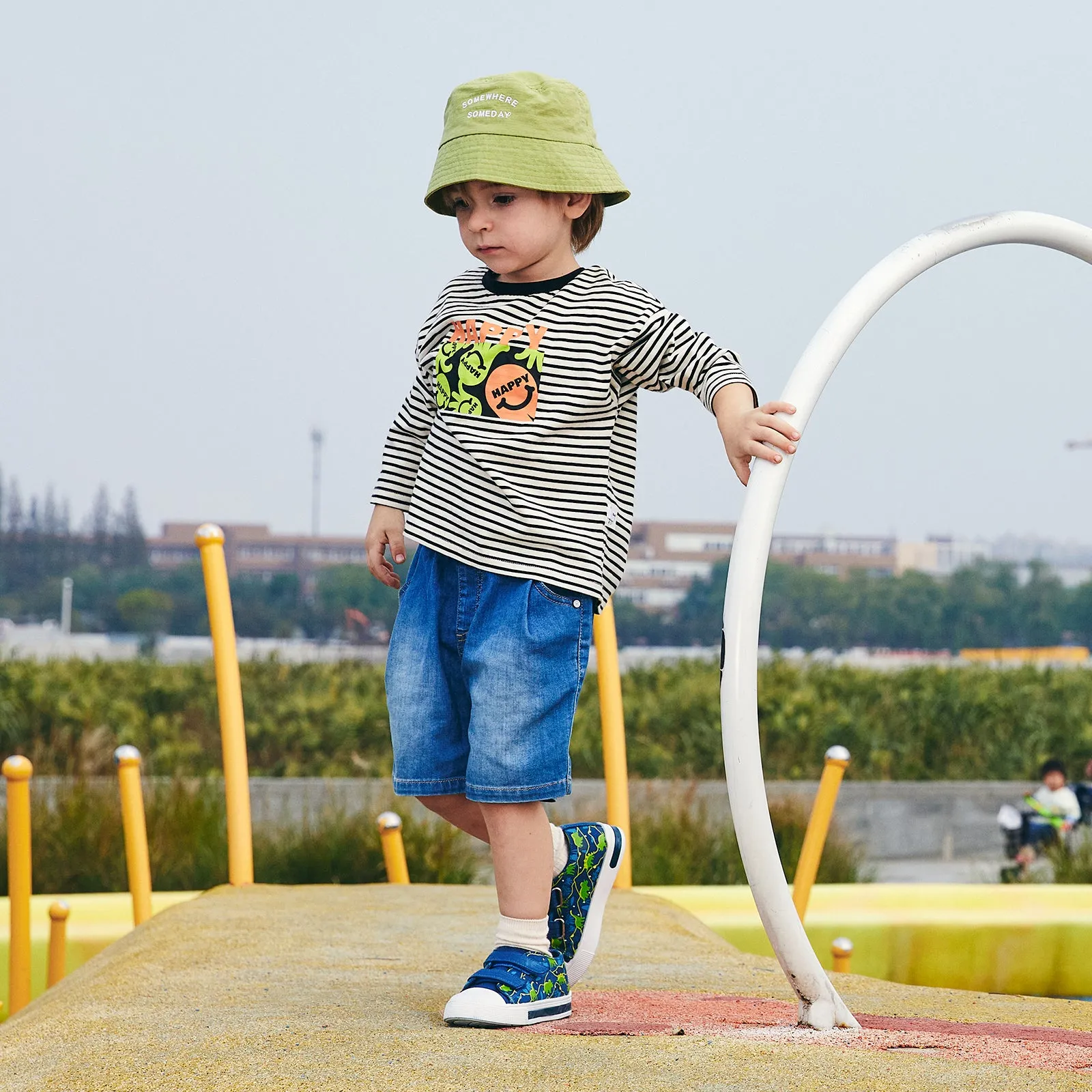 Light Up Dual Straps Kids Sneakers
