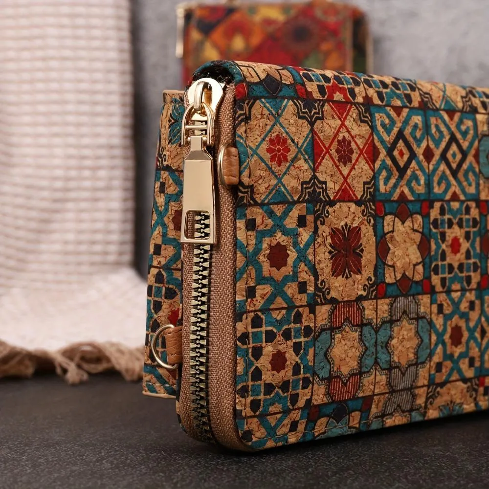 Lila Boho Floral Umhängetasche