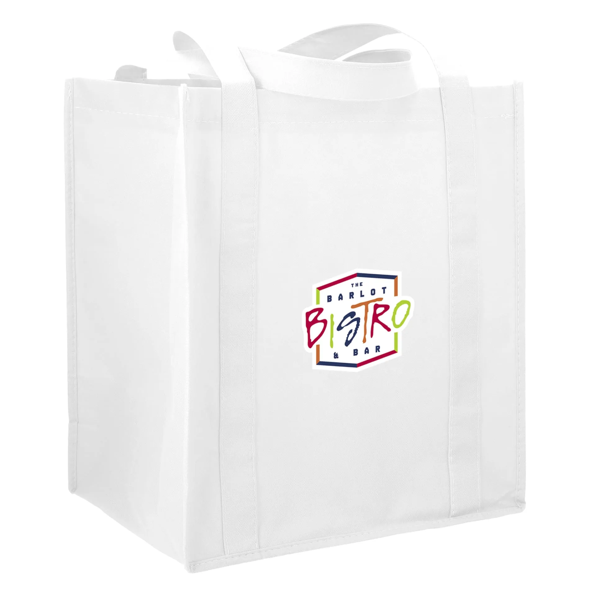 Little Juno Non-Woven Grocery Tote with Full Color Print