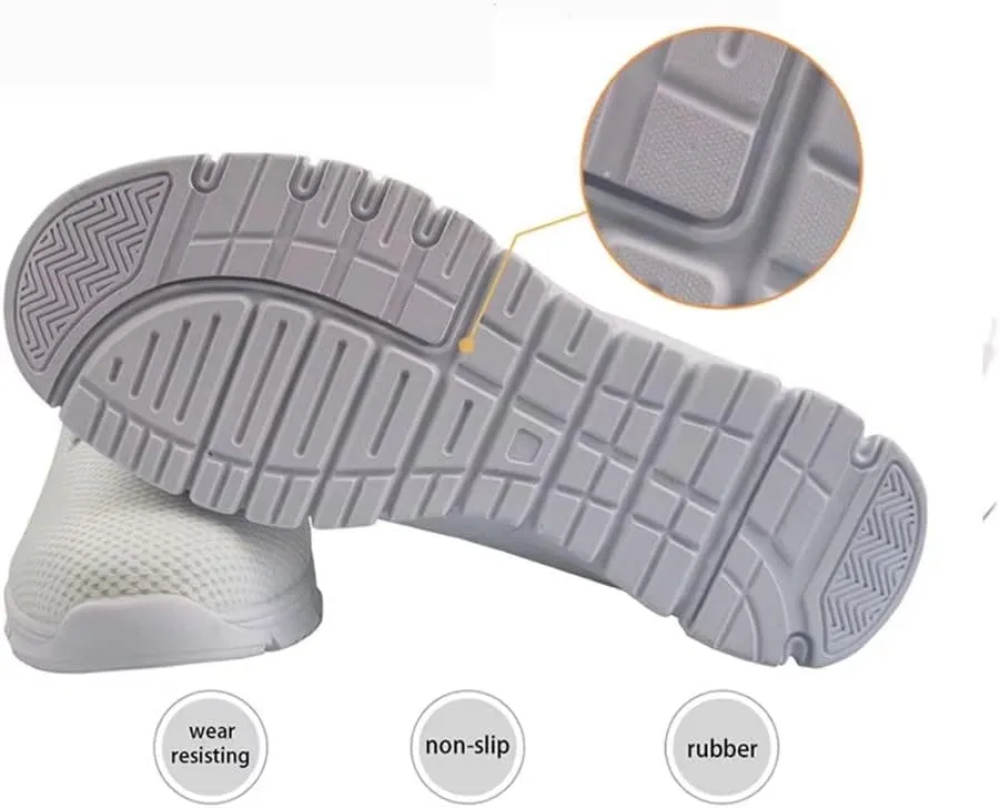Little/Big Kids Running Shoes Strap Athletic Tennis Shoe White Sole Sport Sneakers