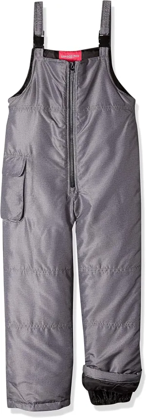 London Fog Baby Girls' Toddler Classic Bib Pant with Zipper