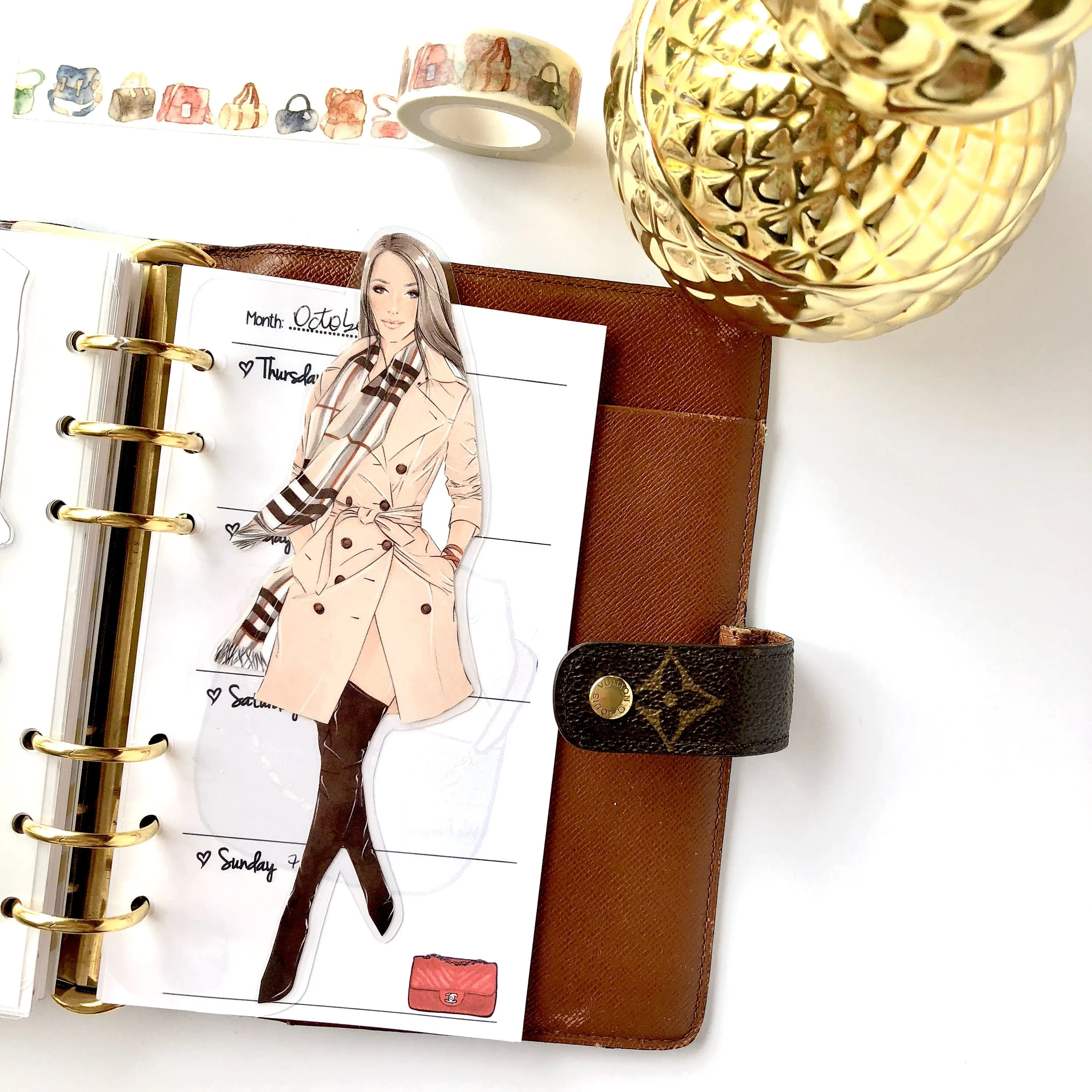 London Girl Planner Bookmark
