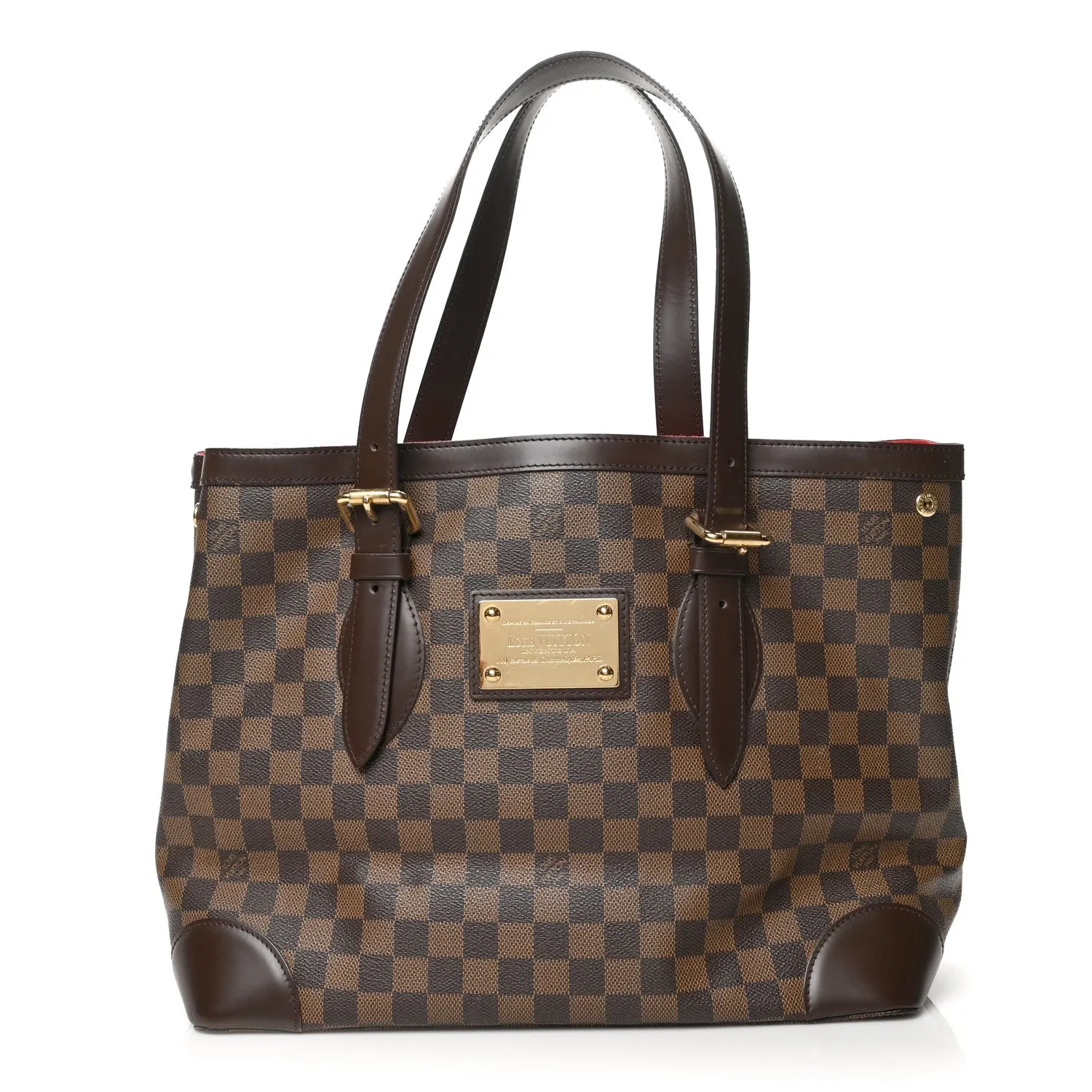 LOUIS VUITTON DAMIER EBENE HAMPSTEAD MM TOTE BAG