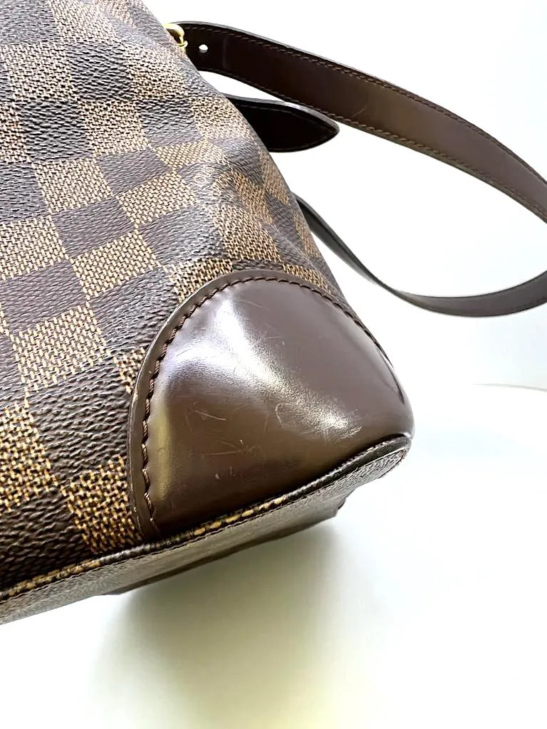 LOUIS VUITTON DAMIER EBENE HAMPSTEAD MM TOTE BAG