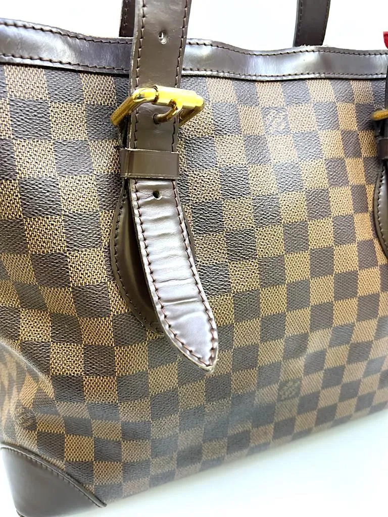 LOUIS VUITTON DAMIER EBENE HAMPSTEAD MM TOTE BAG