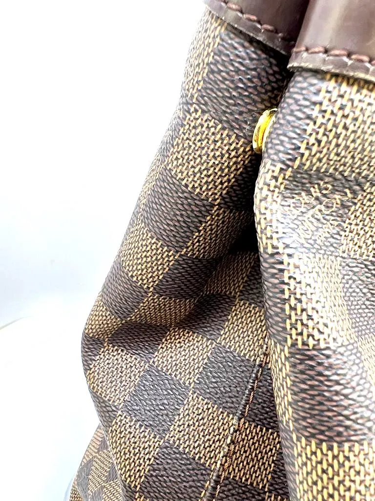 LOUIS VUITTON DAMIER EBENE HAMPSTEAD MM TOTE BAG
