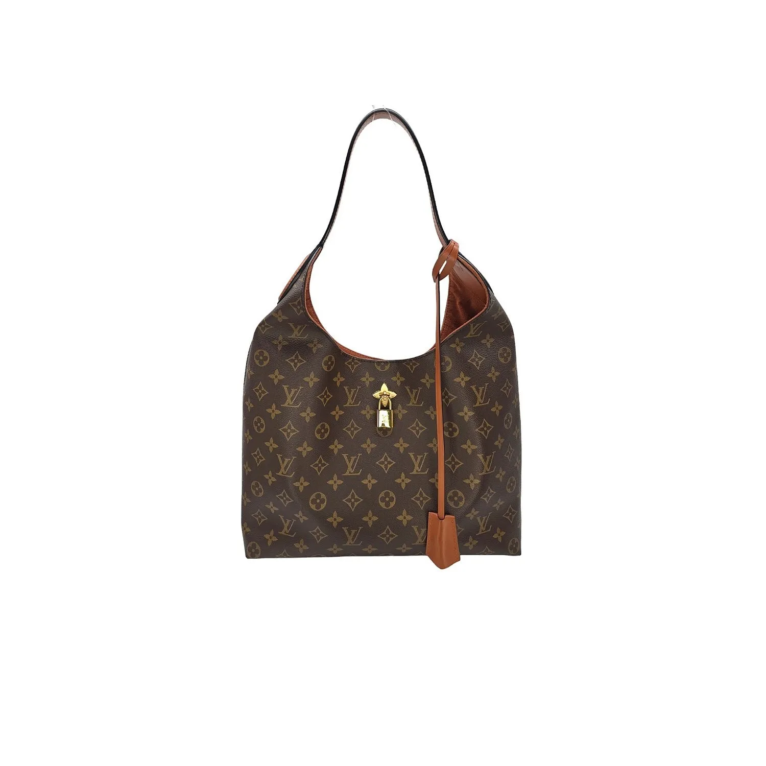 Louis Vuitton Monogram Canvas Flower Hobo Caramel
