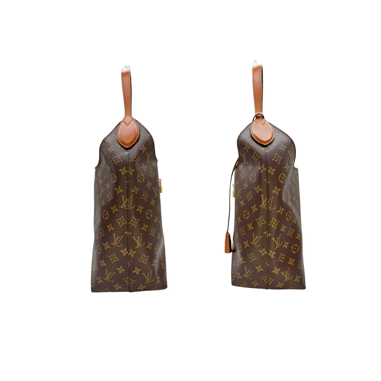 Louis Vuitton Monogram Canvas Flower Hobo Caramel