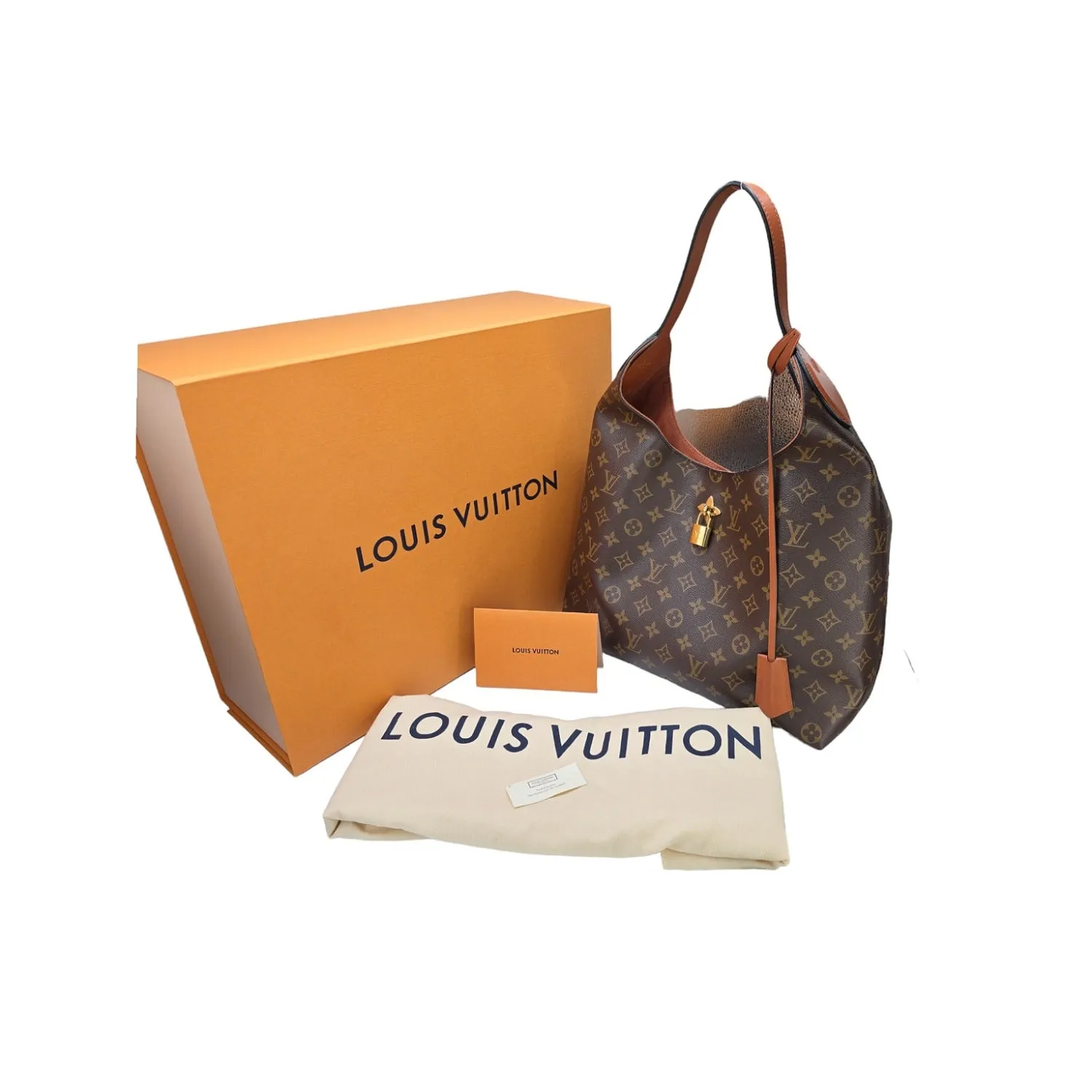 Louis Vuitton Monogram Canvas Flower Hobo Caramel