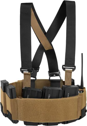 Low-Vis Tactical Chest Fixation Device,Lightweight Elastic Rig Cummerbund Combat Gears.
