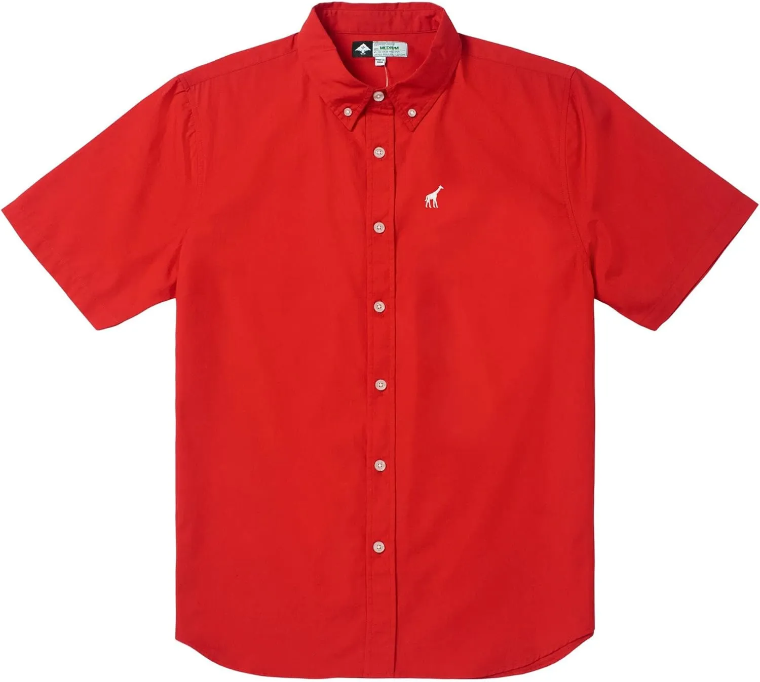 LRG Young Men’s Lifted Research Group Short Sleeve Woven Button Up Shirt