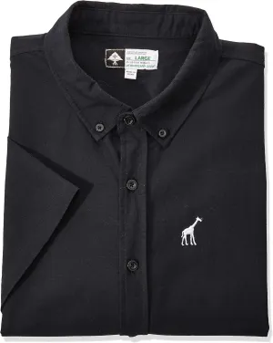 LRG Young Men’s Lifted Research Group Short Sleeve Woven Button Up Shirt