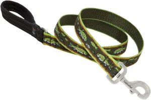 LupinePet Originals 1" Brook Trout 6-Foot Padded Handle Leash for Medium and Larger Dogs