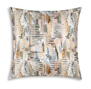 Luxurious Multi-Color Embroidered Pillow 24"
