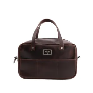 Luxury Gym Bag Men, Leather Crash Bag, Overnight Bag, Carry on, Travel Bag, Workout Bag, Mini Duffel Bag, Gift for Him, Gift for Boyfriend
