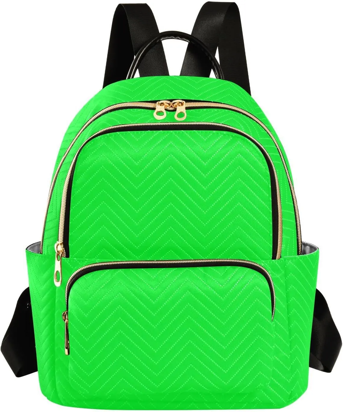 Lxqimora Neon Green Backpack Purse for Women Fashion Small Mini Daypack Purse for Lady Anti-theft Shoulder Bag Back Pack Weekend Bag