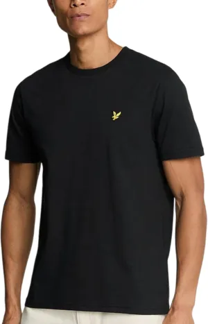Lyle & Scott Men's Plain T-Shirt, Black, L