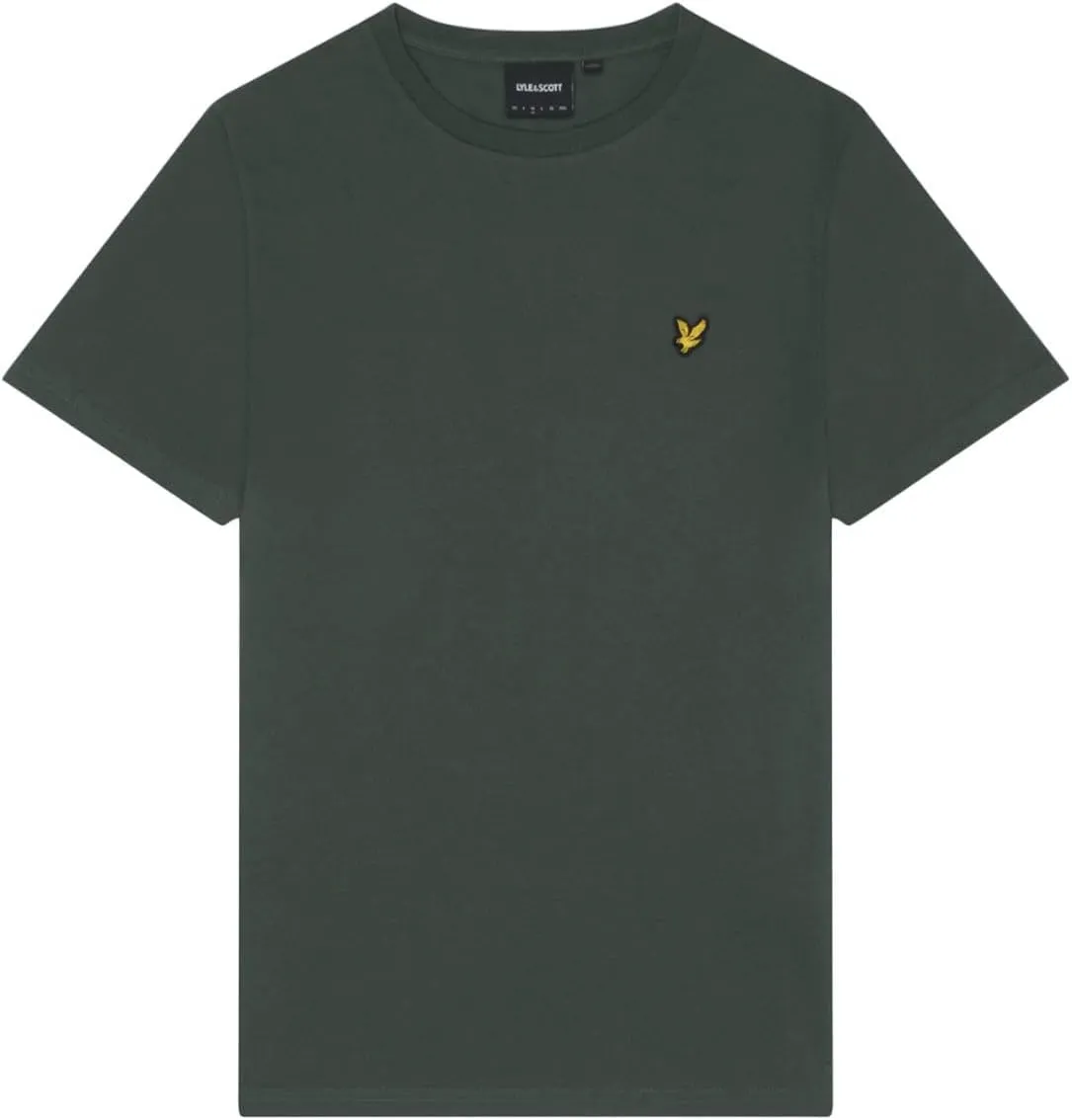 Lyle & Scott Mens Plain T-Shirt (L) (Deep Green)