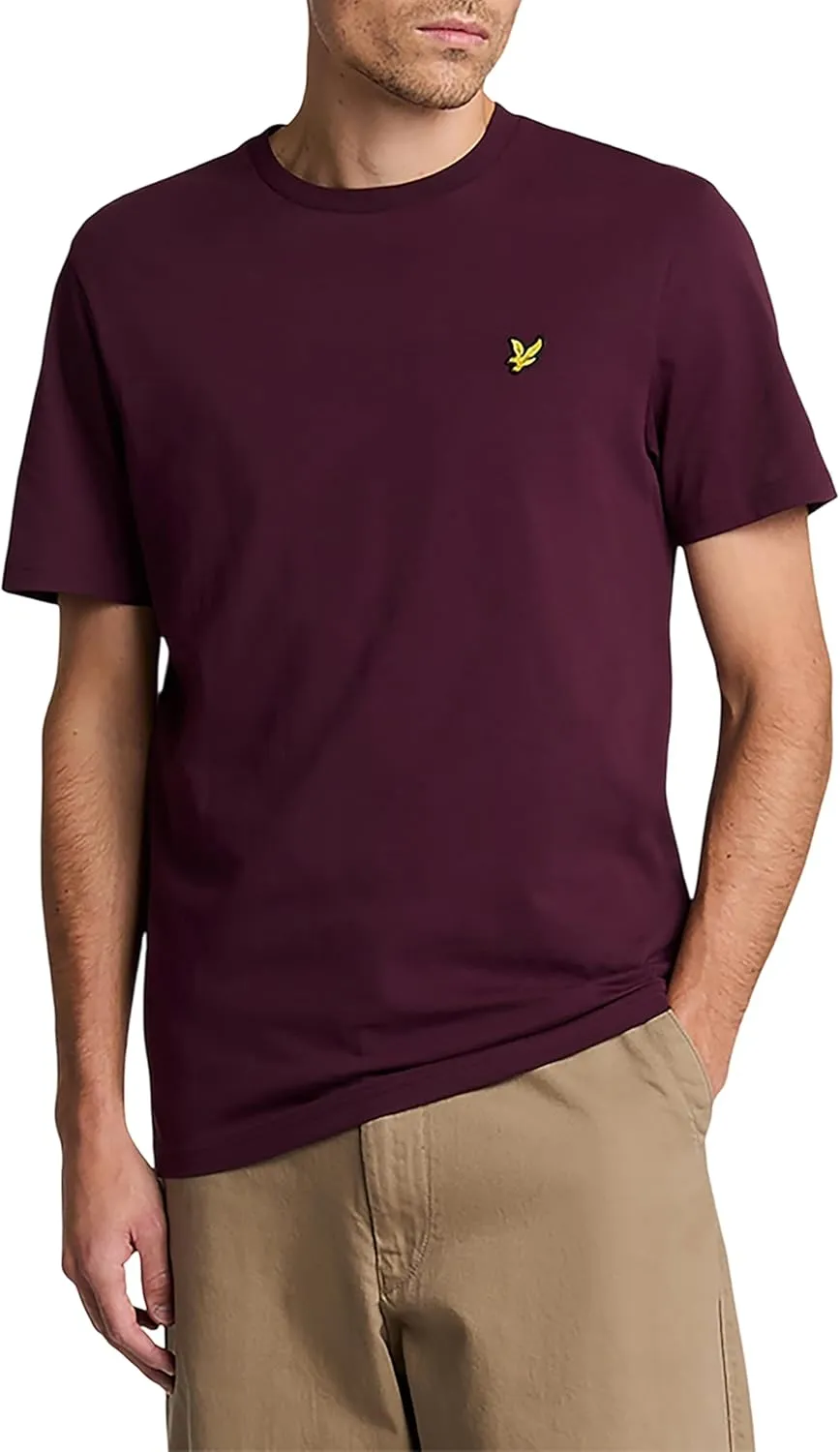 Lyle & Scott Men's Plain T-Shirt, Red, S