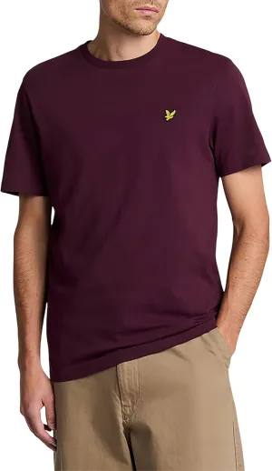 Lyle & Scott Men's Plain T-Shirt, Red, S