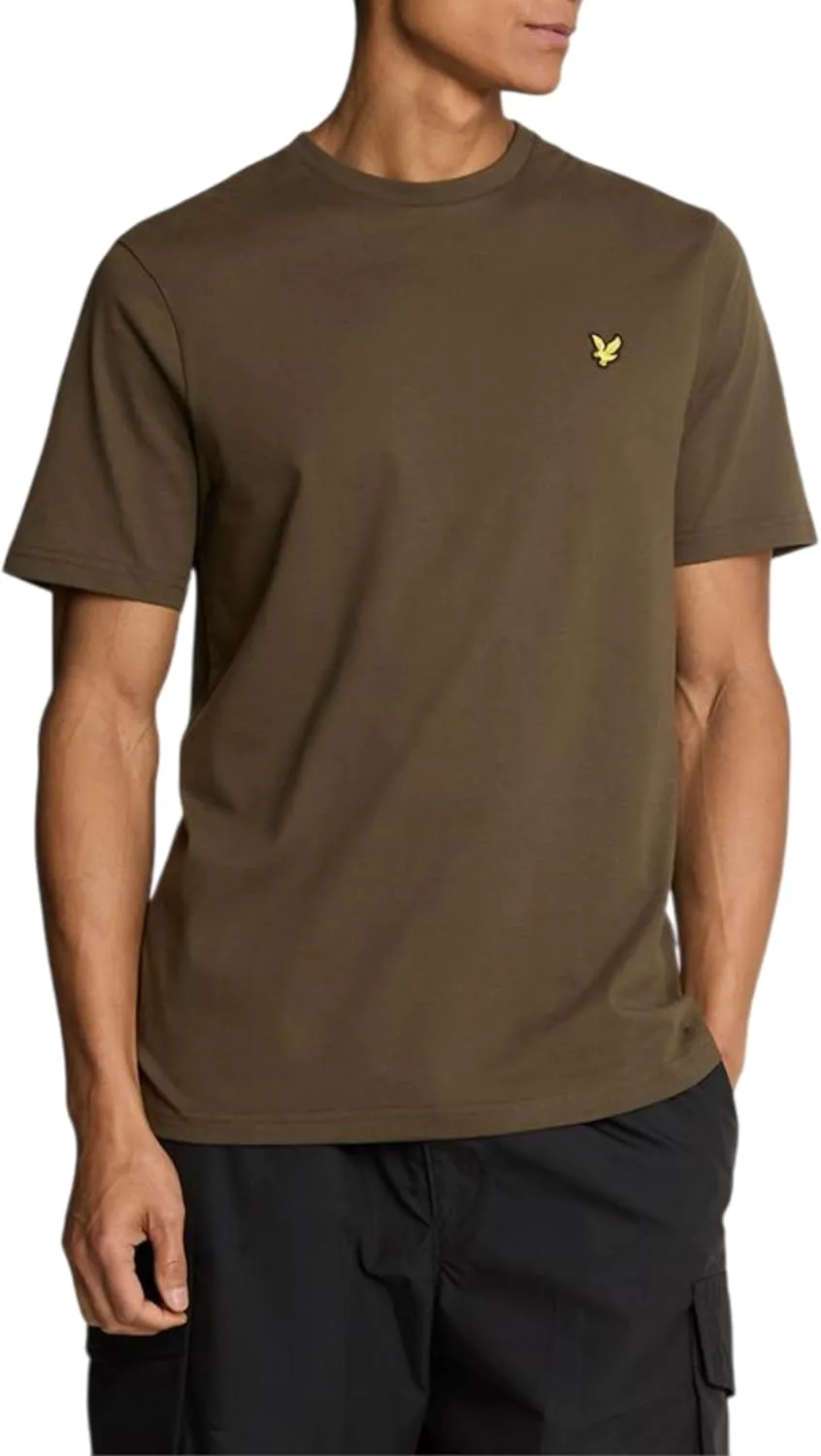Lyle & Scott Plain T Shirt Large Olive