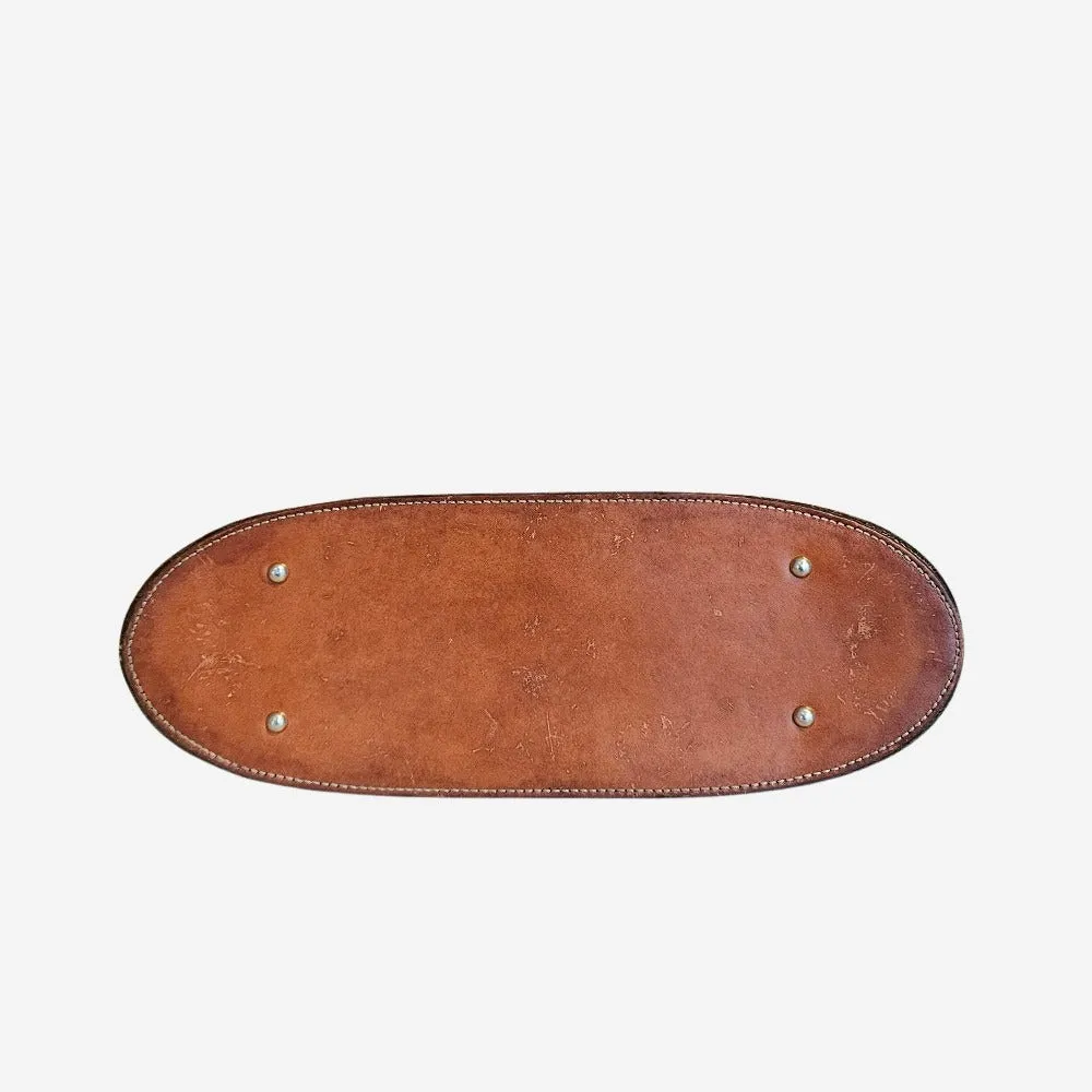 Macadam canvas round handle tote